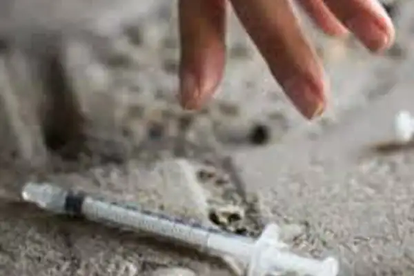 Billede af Heroin i sprøjte