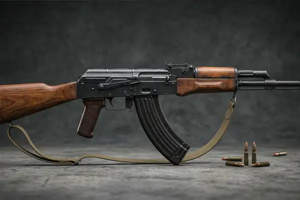Billede af AK47 riffel